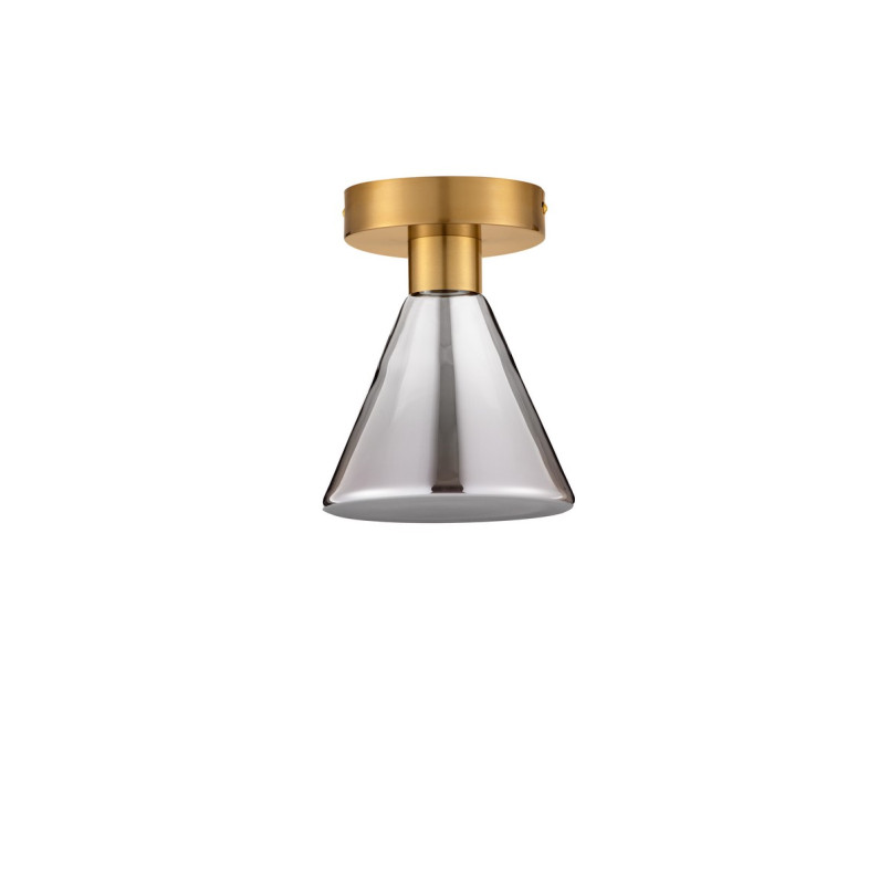 Plafon szklany Viox LED - Modern, Dymione Szkło | Decolab24