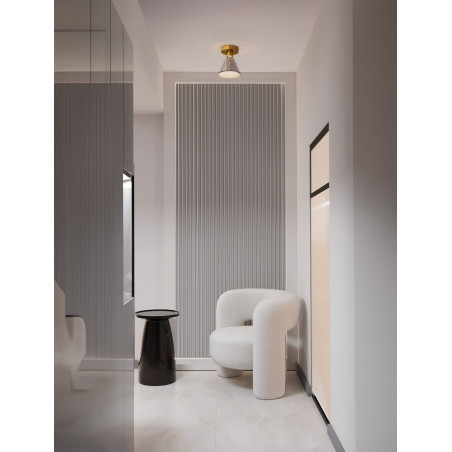 Plafon szklany Viox LED - Modern, Dymione Szkło | Decolab24