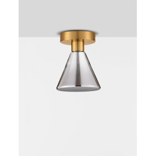 Plafon szklany Viox LED - Modern, Dymione Szkło | Decolab24
