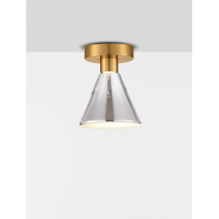 Plafon szklany Viox LED - Modern, Dymione Szkło | Decolab24