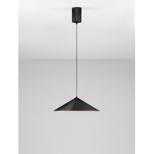 Lampa Wisząca Stożek Luik LED Czarna | Decolab24
