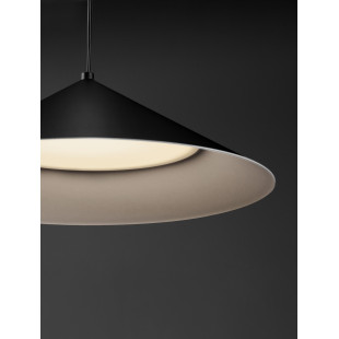 Lampa Wisząca Stożek Luik LED Czarna | Decolab24