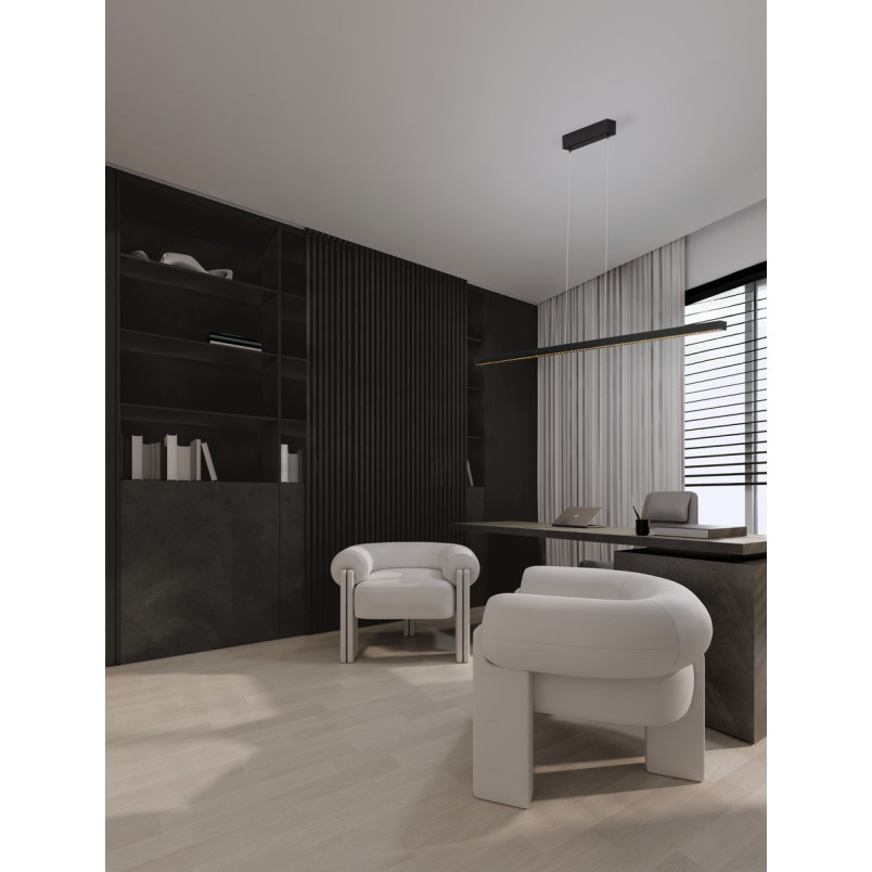 Lampa wisząca LED Sodeo | 159cm, czarna | Decolab24