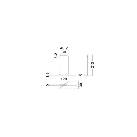 Lampa wisząca Korasso LED | Nowoczesny design, 120cm