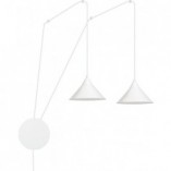 Lampa wisząca Abramo II biała | Emibig - Skandynawski Design