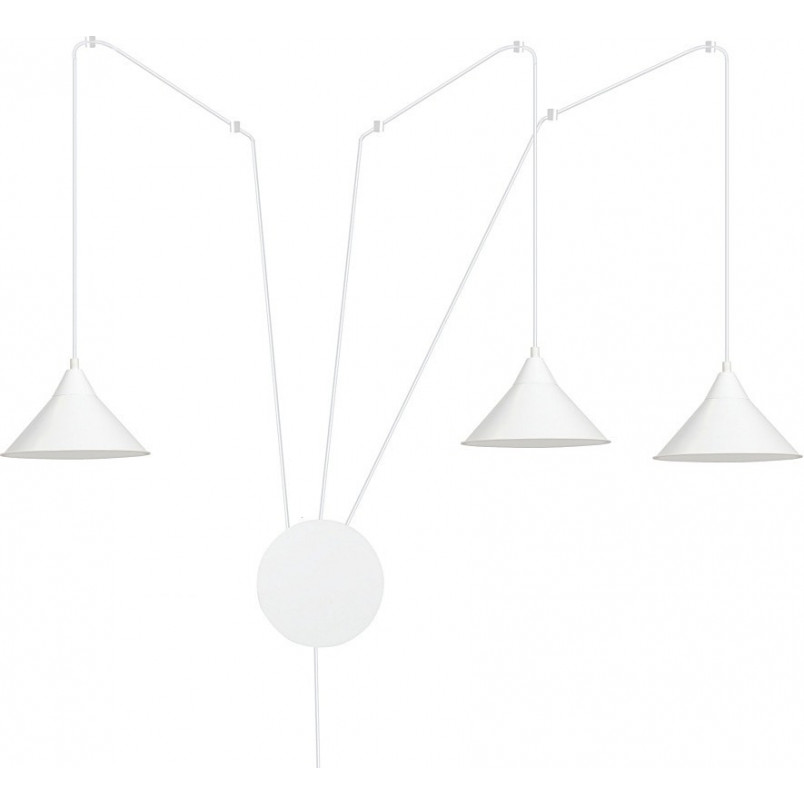 Lampa wisząca Abramo III biała - Emibig | Skandynawski design