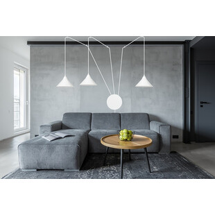 Lampa wisząca Abramo III biała - Emibig | Skandynawski design