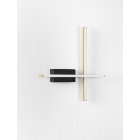 Kinkiet LED Mqua - Nowoczesny Design, Złoty | Decolab24