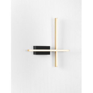 Kinkiet LED Mqua - Nowoczesny Design, Złoty | Decolab24