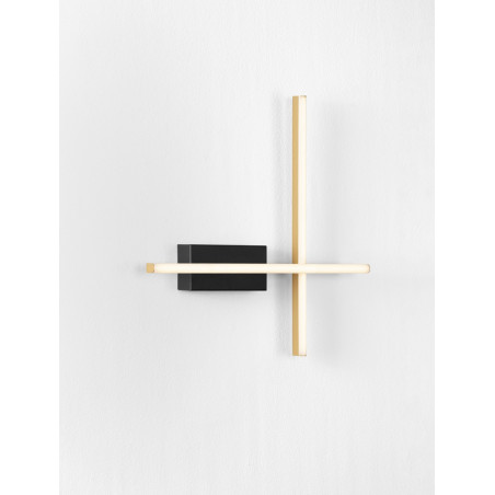 Kinkiet LED Mqua - Nowoczesny Design, Złoty | Decolab24