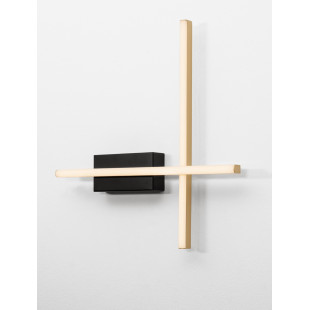 Kinkiet LED Mqua - Nowoczesny Design, Złoty | Decolab24