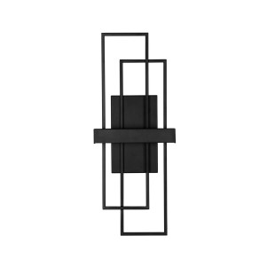 Kinkiet LED Siala - Nowoczesny design, 2 punkty, Czarny