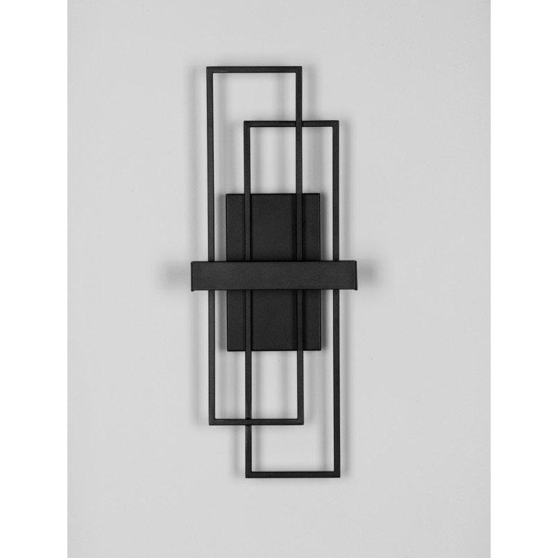 Kinkiet LED Siala - Nowoczesny design, 2 punkty, Czarny