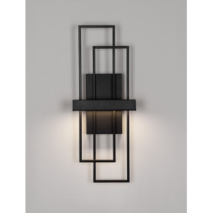 Kinkiet LED Siala - Nowoczesny design, 2 punkty, Czarny