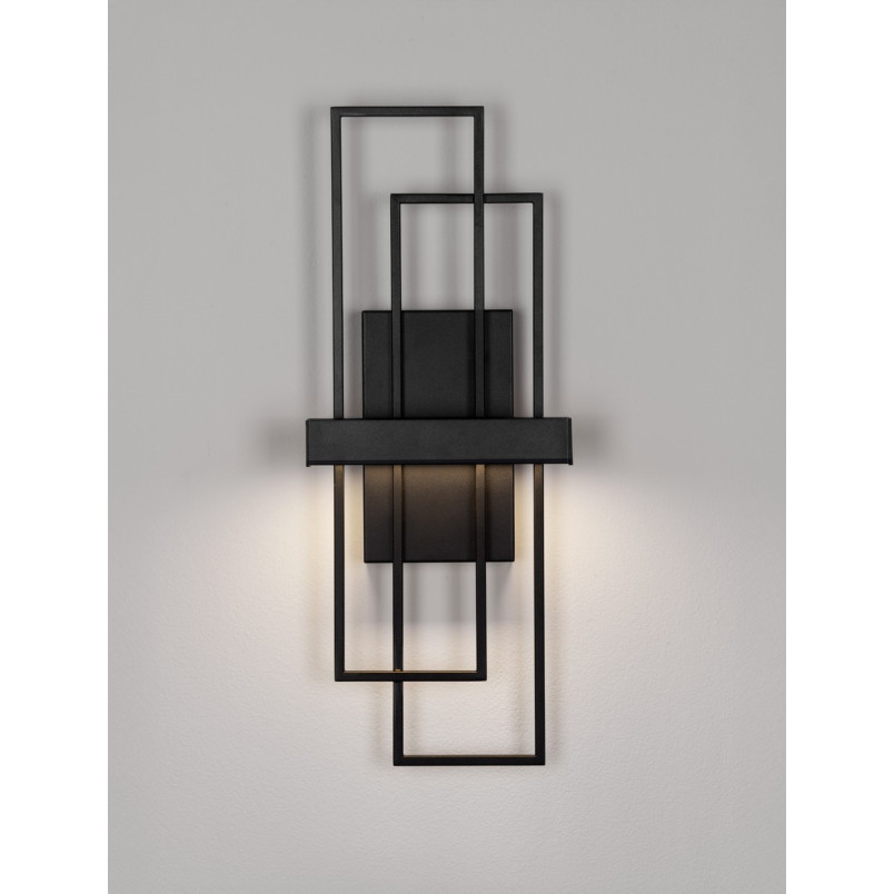 Kinkiet LED Siala - Nowoczesny design, 2 punkty, Czarny