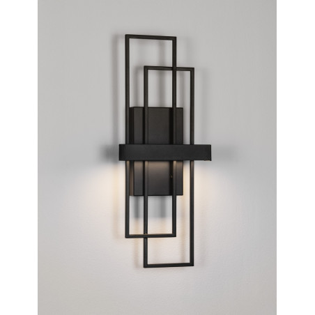 Kinkiet LED Siala - Nowoczesny design, 2 punkty, Czarny