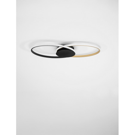 Plafon LED Oavea: Nowoczesny design, ciepłe światło | Decolab24