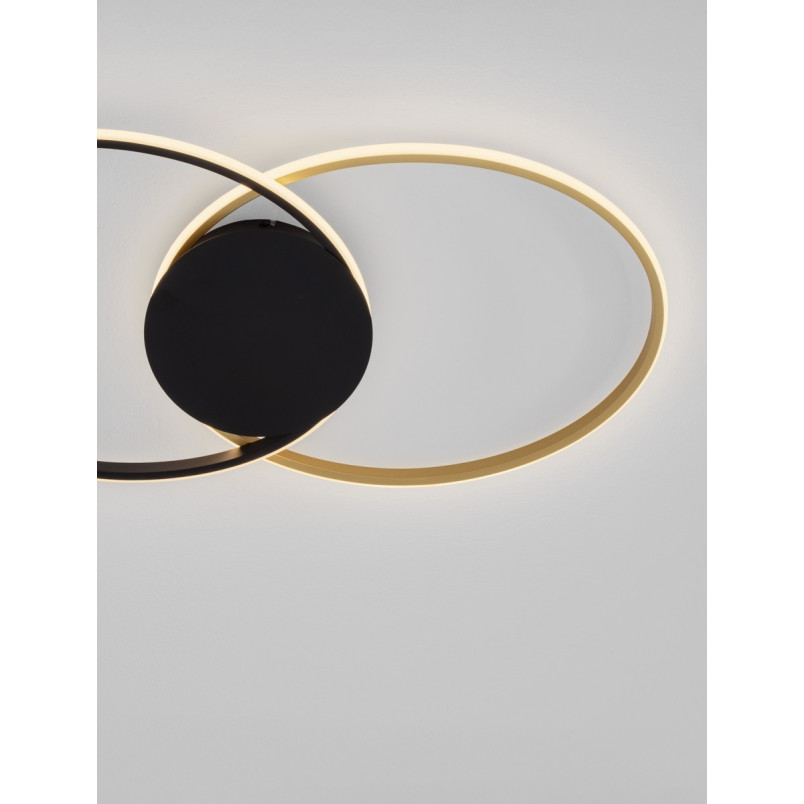 Plafon LED Oavea: Nowoczesny design, ciepłe światło | Decolab24