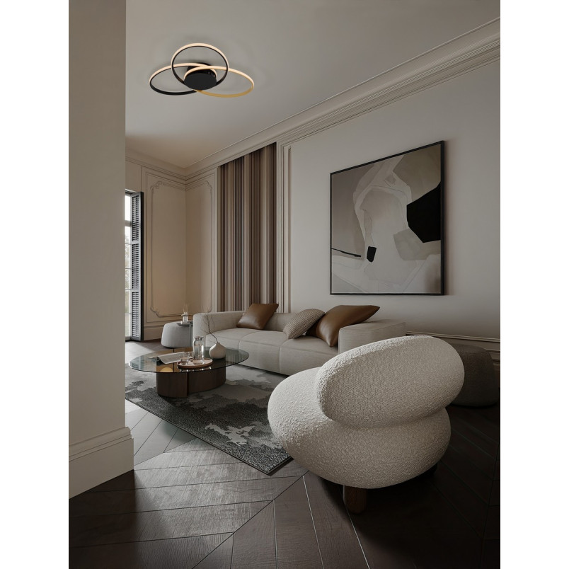 Plafon LED Oavea: Nowoczesny design, 3200K - Decolab24