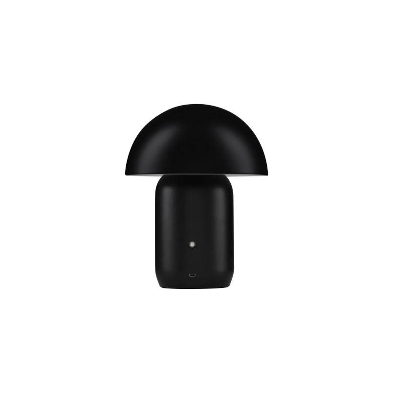 Lampa stołowa LED Sopi: Czarny grzybek ze ściemniaczem | Decolab24