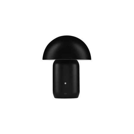 Lampa stołowa LED Sopi: Czarny grzybek ze ściemniaczem | Decolab24