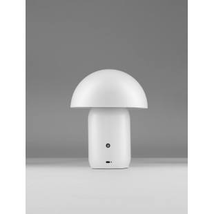 Lampa stołowa Sopi LED biała - Grzybek ze ściemniaczem | Decolab24