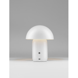 Lampa stołowa Sopi LED biała - Grzybek ze ściemniaczem | Decolab24