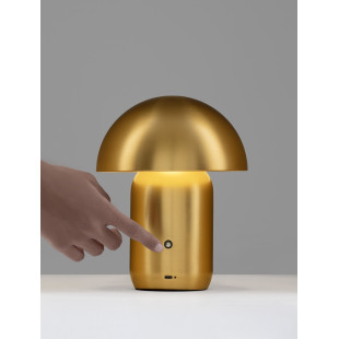 Lampa stołowa Sopi LED, złota - Stylowe oświetlenie