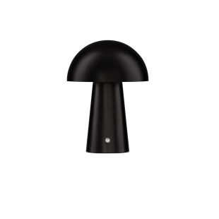 Lampa stołowa Danae LED - Czarna, Grzybek, Ściemnianie