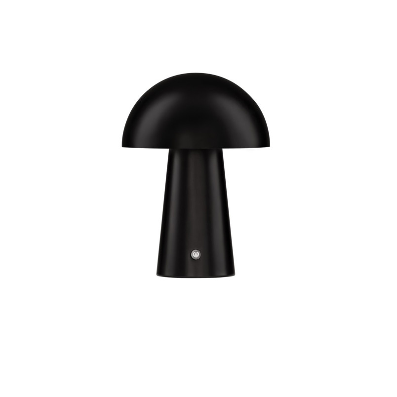 Lampa stołowa Danae LED - Czarna, Grzybek, Ściemnianie