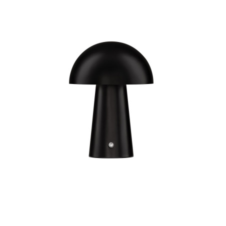 Lampa stołowa Danae LED - Czarna, Grzybek, Ściemnianie