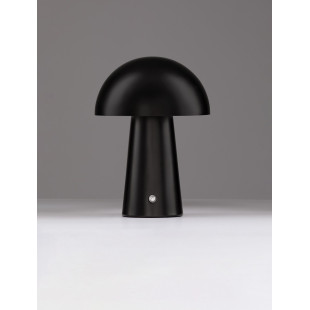 Lampa stołowa Danae LED - Czarna, Grzybek, Ściemnianie