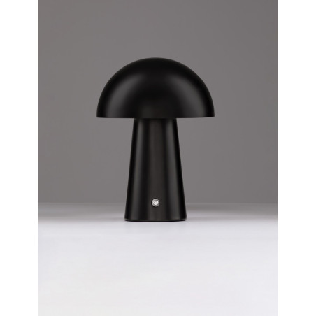 Lampa stołowa Danae LED - Czarna, Grzybek, Ściemnianie