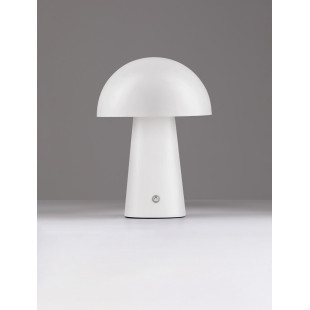 Lampa stołowa Danae LED - Grzybek, ściemniana, biała | Decolab24
