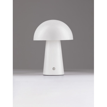 Lampa stołowa Danae LED - Grzybek, ściemniana, biała | Decolab24