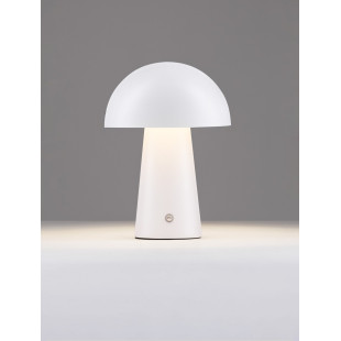 Lampa stołowa Danae LED - Grzybek, ściemniana, biała | Decolab24