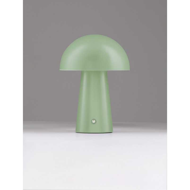 Lampa stołowa Danae LED - Zielony grzybek, ściemnianie | Decolab24