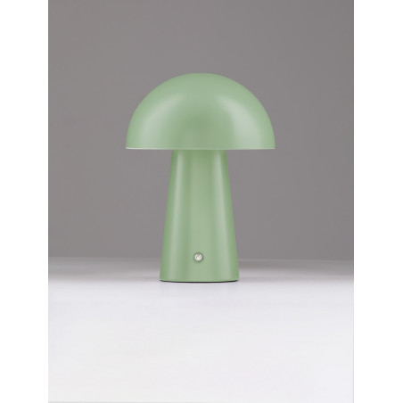 Lampa stołowa Danae LED - Zielony grzybek, ściemnianie | Decolab24