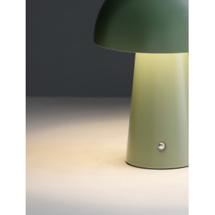 Lampa stołowa Danae LED - Zielony grzybek, ściemnianie | Decolab24