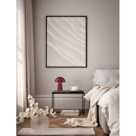 Lampa stołowa Danae LED - Bordowa, ściemniana | Decolab24