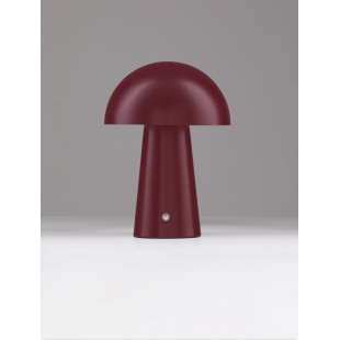 Lampa stołowa Danae LED - Bordowa, ściemniana | Decolab24