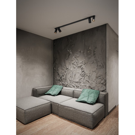 Reflektor sufitowy 4 punktowy Soko 120cm czarny - Decolab24