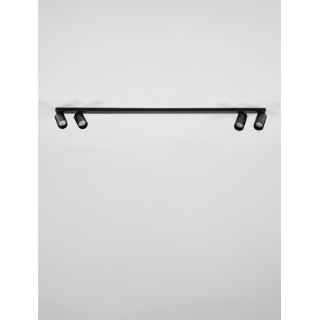 Reflektor sufitowy 4 punktowy Soko 120cm czarny - Decolab24
