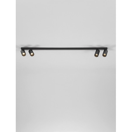 Reflektor sufitowy 4 punktowy Soko 120cm czarny - Decolab24
