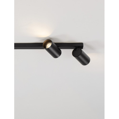 Reflektor sufitowy 4 punktowy Soko 120cm czarny - Decolab24