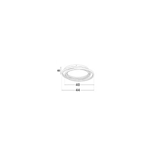 Plafon LED Borar 3000K - Nowoczesny design | Decolab24