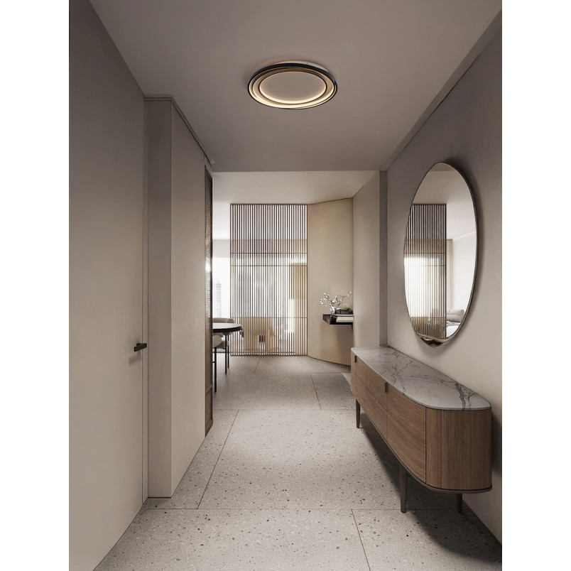 Plafon LED Borar 3000K Czarny | Nowoczesny Design - Decolab24