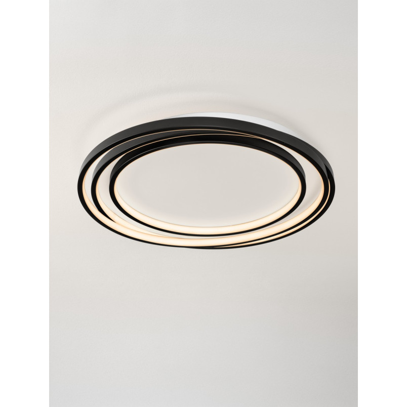 Plafon LED Borar 3000K Czarny | Nowoczesny Design - Decolab24