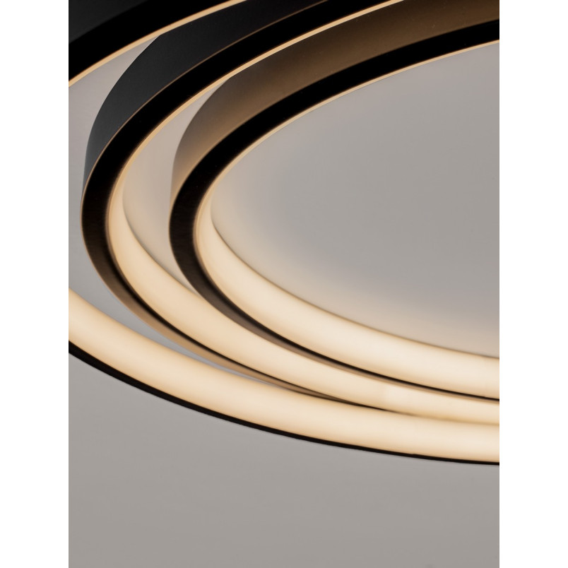 Plafon LED Borar 3000K Czarny | Nowoczesny Design - Decolab24