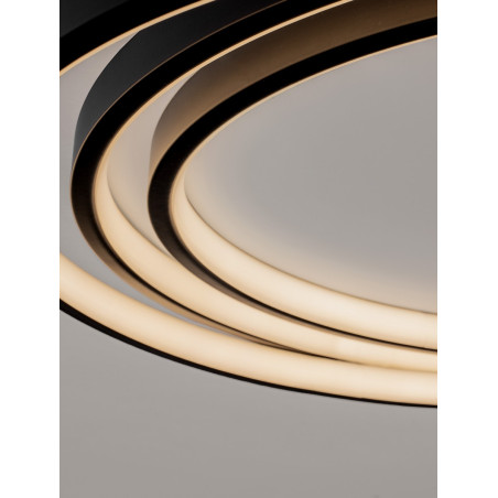Plafon LED Borar 3000K Czarny | Nowoczesny Design - Decolab24
